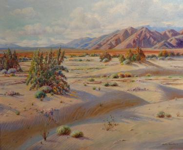 Bertha Faris Davis Desert Expanse 25x30 Oil on Canvas