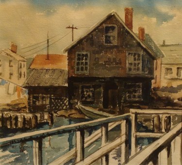 BT Constantine Fisherman's Home 9x12 Watercolor