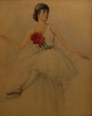 Nell Walker Warner The Ballerina 24x18 Watercolor