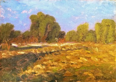 Dennis Westerling California Meadow 10x14 oil on canvas 175