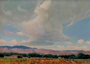 Rygh Westby Coming Home New Mexico 22x30 Oil on Board