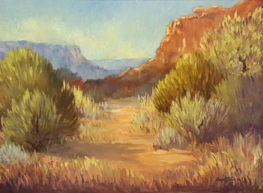 Sonja Tervo Arizona Badlands 9x12 Oil on Board