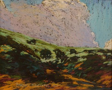 Brad Faegre California Hillside 9x12 Pastel