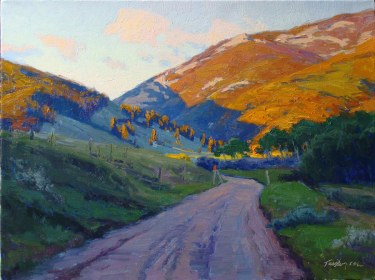 Taylor Lynde Eleanor Road 12x16 Oil on Canvas