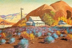 Frank-Adams-1914-1987-Desert-Homestead-12x24-oil-on-board-295