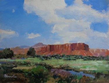 Felice Hrovat Arizona Mesas 9x12 Oil on Board