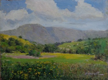 Felice Hrovat California Day 12x16 Oil on Canvas