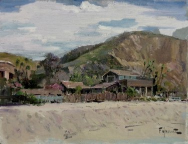 Felice Hrovat Crystal Cove Homestead 12x16 Oil on Board