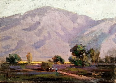 Felice Hrovat Valley Farm 8x10 Oil on Board