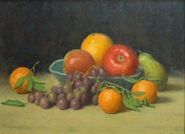 J. Mason Reeves  Bowl of Fruit  12x16 oil on canvas