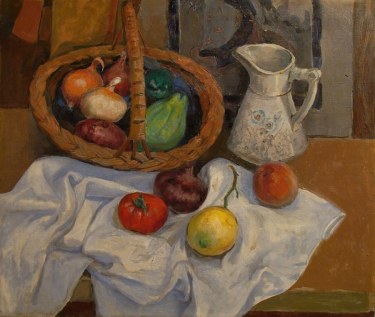 Irving Manior Still Life with Vegetables 20x24 Oil on Canvas