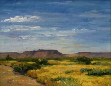 Kendra Page Arizona Mesas 8x10 Oil on Canvas