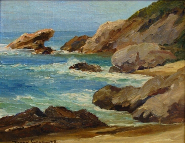 Joane Cromwell Laguna Shore 8x10 Oil on Board