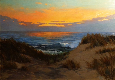 Adelaide Whiteman California Sunset 28x40 Oil on Canvas