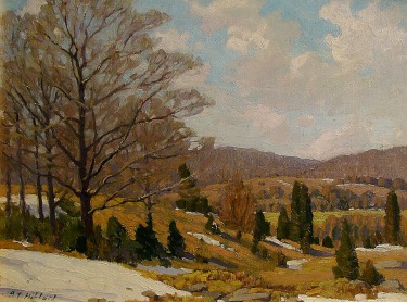 Aldro T. Hibbard Signs of Spring 12x16 Oil on Board