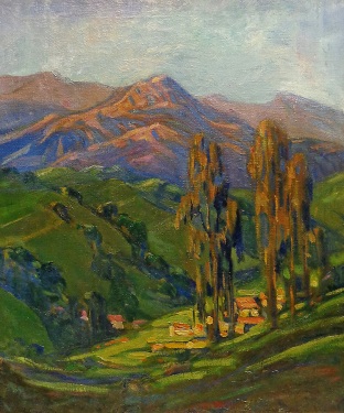 Alice Comins Hills of Santa Barbara 24x20 oil on canvas