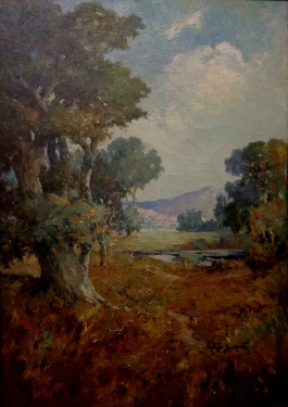 Arthur Beckwith California Valley 42x30 oil on canvas