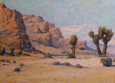 Clinton Johnson Desert Bluffs 14x19 Oil on Board