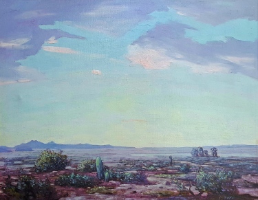 Conrad Buff Desert Sky 24x30 oil on canvas