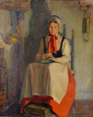 Dan Turnbull A Quiet Corner 30x24 Oil on Canvas