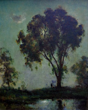 Dedrick Stuber Moonlight Enchantment 20x16 Oil on Board