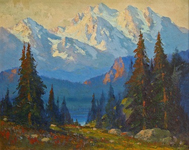 E. H. Pohl Sierra Light 16x20 Oil on Board