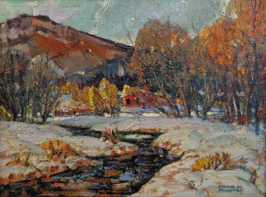 Eugene Frandzen The Catskills 12x16 Oil on Board