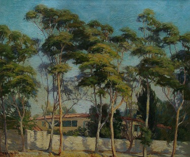 F. H. Kirkpatrick Montecito Hideway 30x36 Oil on Canvas