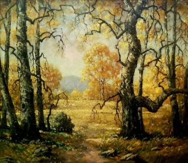 George F Kaumeyer Sycamore Patriarchs 2428 Oil on Canvas