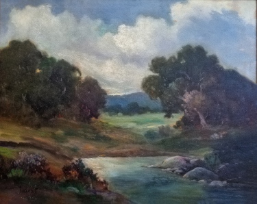 George S. Bickerstaff Santa Barbara Landscape 24x30 Oil on Canvas