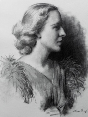 J. Mason Reeves Feathers 20x16 pencil drawing