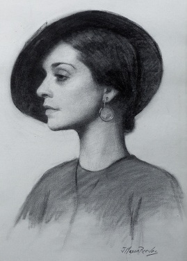 J. Mason Reeves High Style 20x16 pencil drawing