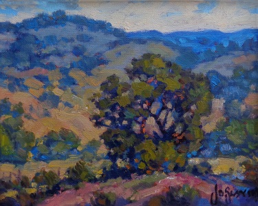 J.D. Slay California Oak 8x10 Oil on Board
