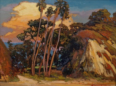 Jan Schmuckal Break in the Cliffs 13x17 oil on canvas