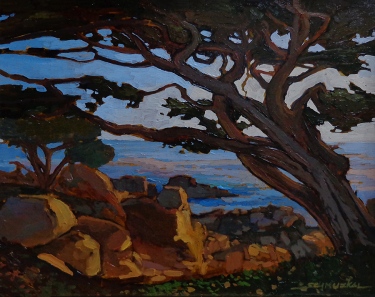 Jan Schmuckal Coastal Light 11x14 Oil on Board