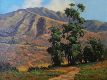 John Hughes Path in the Foothills 18x24 Oil on Canvas