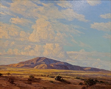 John Hilton Clouds over Thermal 24x30 Oil on Board