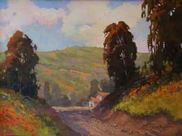 Fearman Country Road 12x16 Oil on Canvas