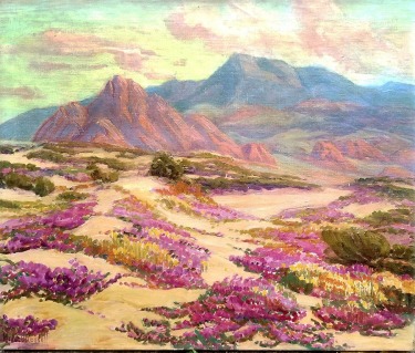 Marie B Kendall Desert Spring Color 24x30 oil on canvas $595