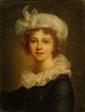 European Style Painting of a Young Girl