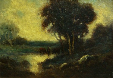 Alexis M Podchernikoff Twilight 10x14 Oil on Board