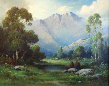 Alexis M Podchernikoff San Fermando Valley 28x36 Oil on Canvas