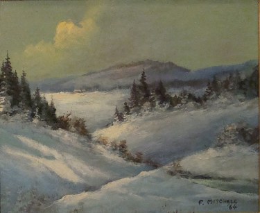 Alfred Mitchell Snow Country 9x12 Oil on Board
