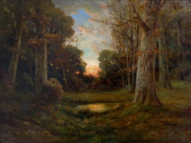 Angel Espoy Clearing in Autumn 30x40 Oil on Canvas