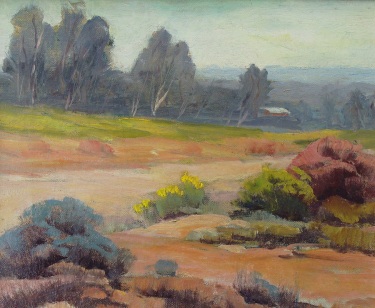 Arthur G Andersen Arroyo Seco San Fernando Valley 10x12 Oil on Canvas