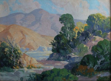 Carl Sammons California Foothills 11x15 Oil on Board