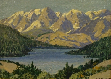 Carl Sammons Sierra Lake 6x8 Oil