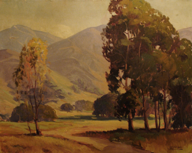 Charles Bell California Foothills 24x30 Oil on Canvas