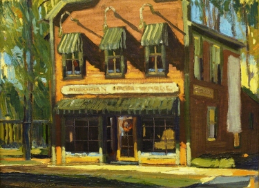 Chuck Kovacic Old Iron Works South Pasadena 12x16 Oil on Board