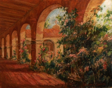 Fernando L Golsch San Juan Capistrano 16x20 Oil on Board